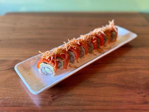 The Red Velvet Roll at Shojin - Culver City in Culver City