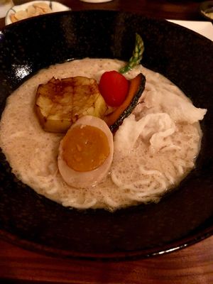 Ramen of the century add egg  at Shojin - Culver City in Culver City