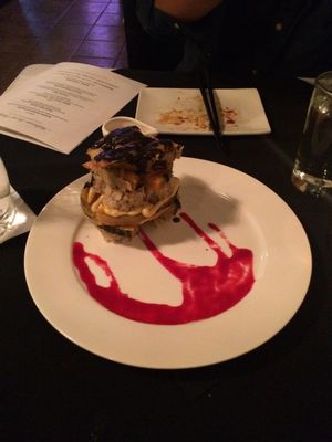 "Haunted castle" as part of the Halloween-themed prix fixe menu at Shojin - Culver City in Culver City