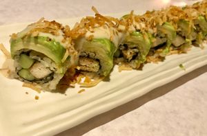 Crunchy Tiger roll. Delicious! at Shojin - Culver City in Culver City