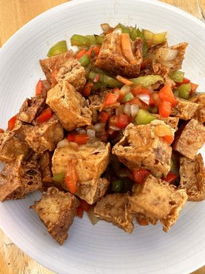 Salt & Pepper Tofu  at Thai Street Food in Worthing