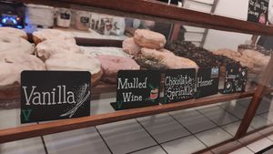 Donut options at Kilted Donut in Edinburgh