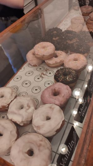 Donut options at Kilted Donut in Edinburgh