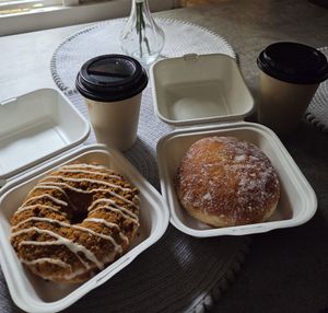 Biscoff and jammy at Kilted Donut in Edinburgh