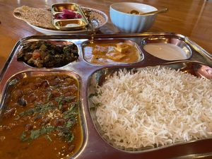 Special Thali  at Ahaara Veda Indian in Koh Phangan