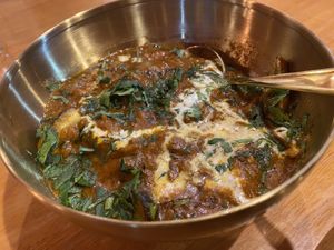 Mushroom Masala Super Tops  at Ahaara Veda Indian in Koh Phangan