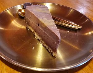 Raspberry cheesecake at Ahaara Veda Indian in Koh Phangan