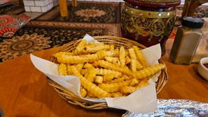 French fries at Ahaara Veda Indian in Koh Phangan