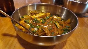 Tofu jalfrezi at Ahaara Veda Indian in Koh Phangan