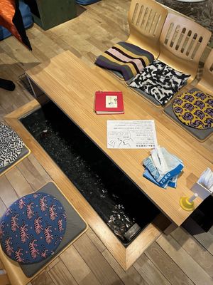   at Ashiyu Cafe & Bar Donyoku in Tokyo