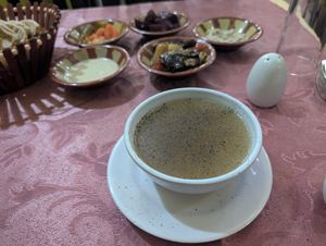 Veggie soup at El Dar Darak - مطعم الدار دارك الهرم in Giza