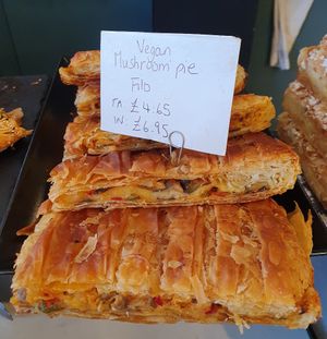 Mushroom pie at Intrepid Bakers - Tufnell Park  in North West London