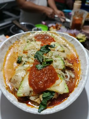 Sacha Lasagna ( vegetariana) at Folklórica in San Roque De Cumbaza
