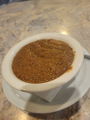 Lentil soup. Spicy and tasty. at The Jungle in Melbourne