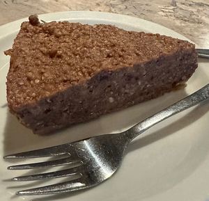 Raw apple cake  at The Jungle in Melbourne