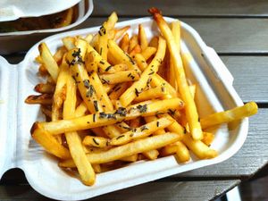Loaded fries at Toasted in Winter Park
