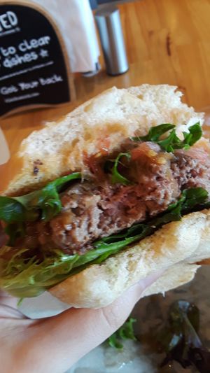 Impossible burger at Toasted in Winter Park