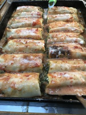 Swiss chard with ricotta cannelloni - 🥛 lacto vegetarian   at Ever Green in Mendoza