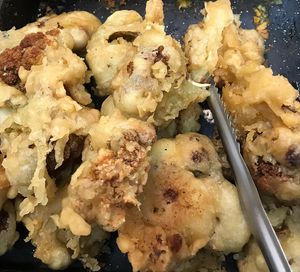 Battered fried cauliflower - 🌱 vegan  at Ever Green in Mendoza