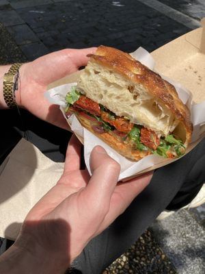   at Daniel's Focacceria in San Sebastian