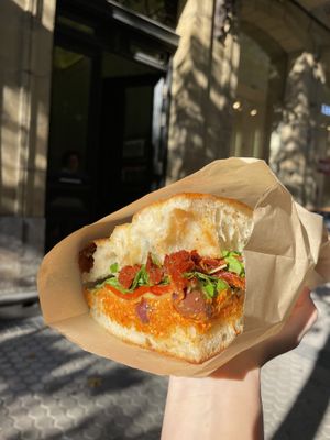   at Daniel's Focacceria in San Sebastian