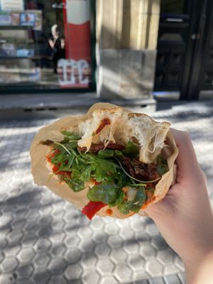   at Daniel's Focacceria in San Sebastian