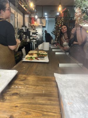   at Daniel's Focacceria in San Sebastian