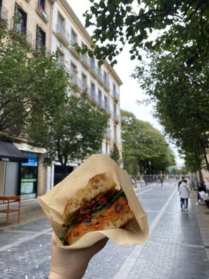   at Daniel's Focacceria in San Sebastian