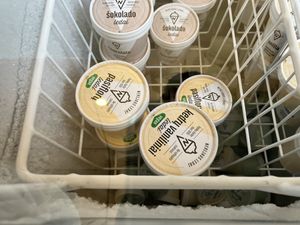 There are some vegan ice cream  at Malkinė in Nida