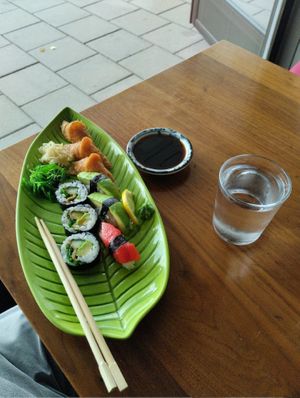 Vegan sushi at Sushi Mon  in Arvidsjaur