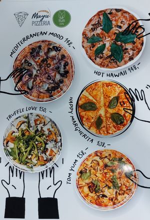 Menu at Mayse Pizzeria in Kowloon