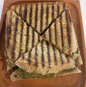 Pesky pesto panino  at Mayse Pizzeria in Kowloon