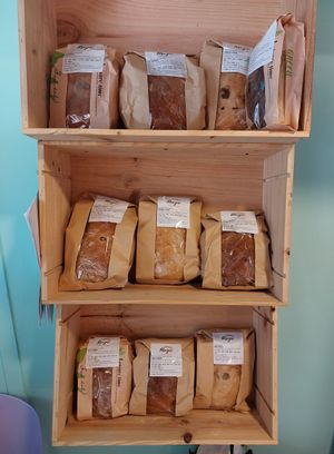 Vegan bread at Mayse Pizzeria in Kowloon