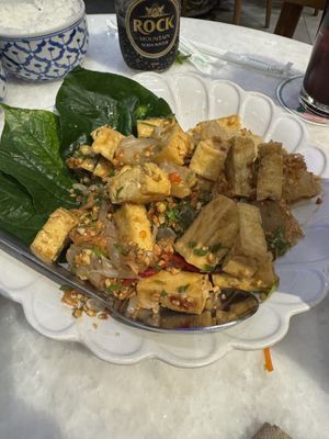 Pomello salad  at Ginger Farm Kitchen - Iconsiam in Bangkok