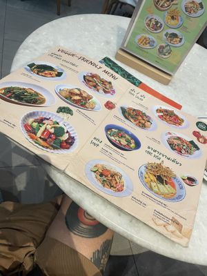 vegan menu  at Ginger Farm Kitchen - Iconsiam in Bangkok