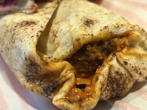 Falafel wrap   at Lazeez Falafel Salad Bar in Durham