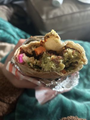   at Lazeez Falafel Salad Bar in Durham