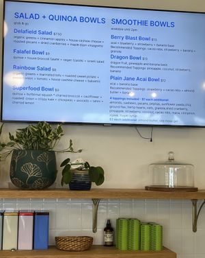 Menu  at Vibrant Sunshine in Aspinwall