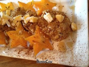 we serve our famous raw pancakes at our Sunday Brunch at Thrive Wellness Center in Fort Lauderdale