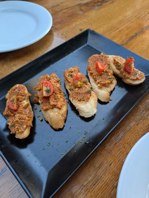 Bruschetta at Olive Garden - Ulika Maslinik in Krk