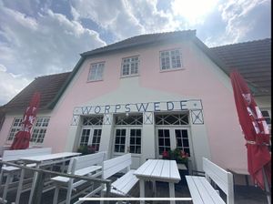Historical train station in Worpswede   at Restaurant Worpsweder Bahnhof in Worpswede