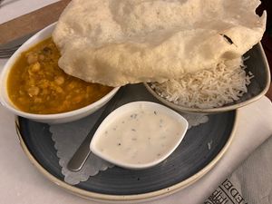 Indisches Curry  at Restaurant Worpsweder Bahnhof in Worpswede