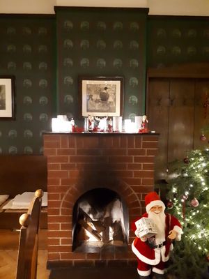 During the holidays at Restaurant Worpsweder Bahnhof in Worpswede