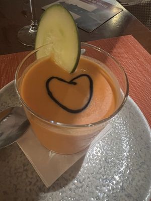 Gazpacho   at Restaurant Alchemy  in Mallorca