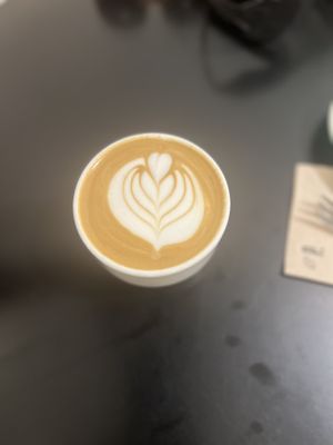 Vegan flat white   at Philosopheat in Barcelona