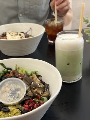 Tasty matcha  at Philosopheat in Barcelona