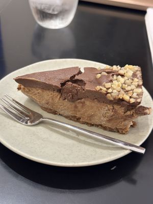 Gluten free salted caramel cake!  at Philosopheat in Barcelona