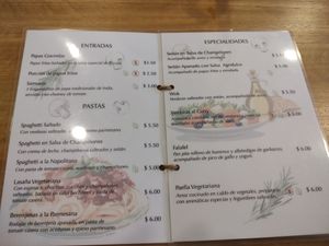 Menu 1/2 at Govinda's Vegetariano & Vegano in Cuenca