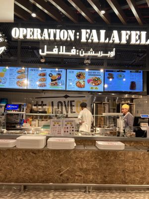   at Operation Falafel  in Abu Dhabi