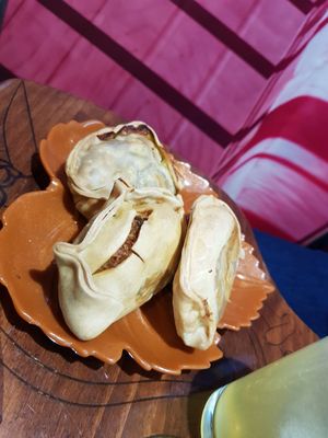 Empanadas 💞 at FANTASY Vegan Food in Barcelona